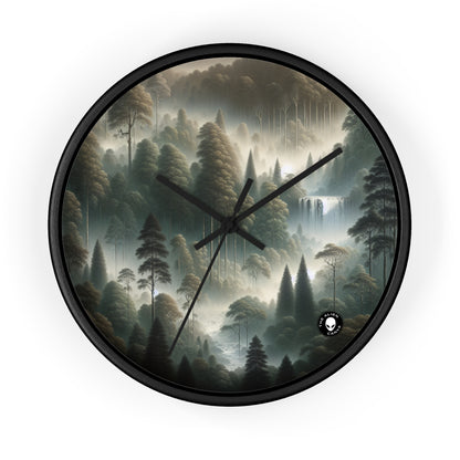 "Misty Forest Retreat" - The Alien Wall Clock