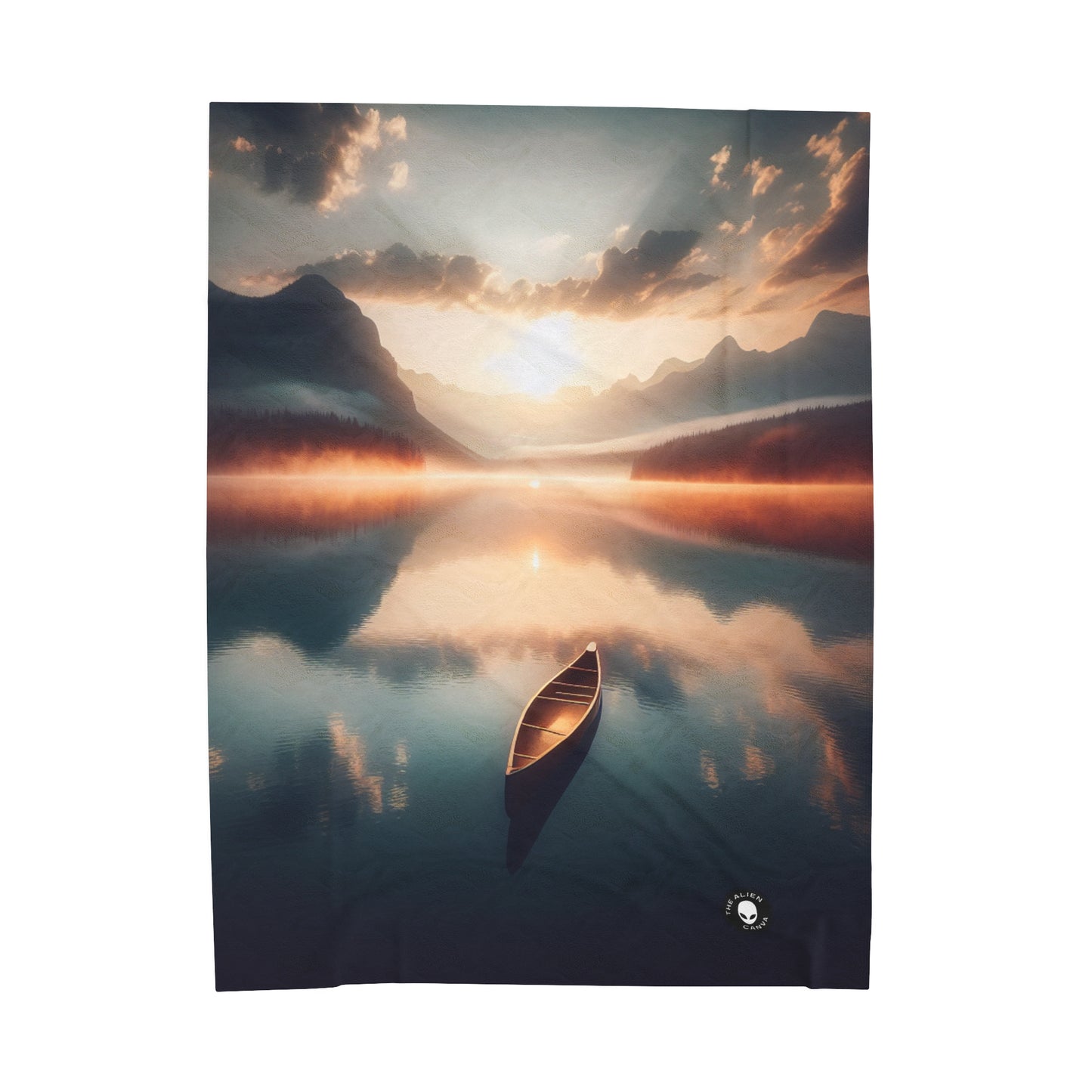 "Tranquil Morning" - The Alien Velveteen Plush Blanket