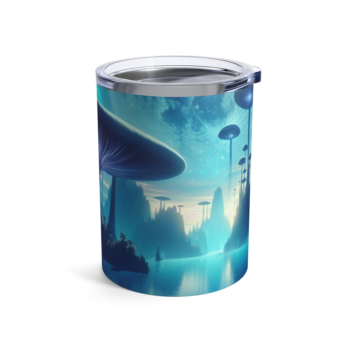 "Moonlit Mushroom Lake" - The Alien Tumbler 10oz