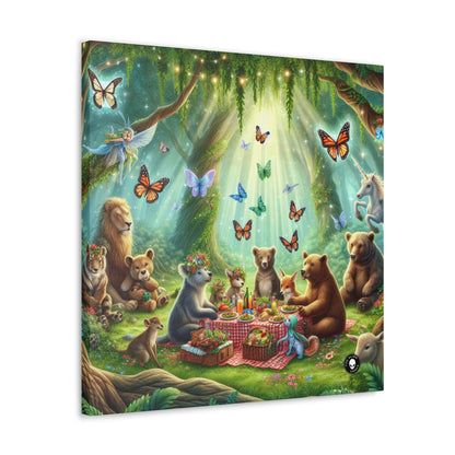 "Enchanted Forest Picnic" - The Alien Canva