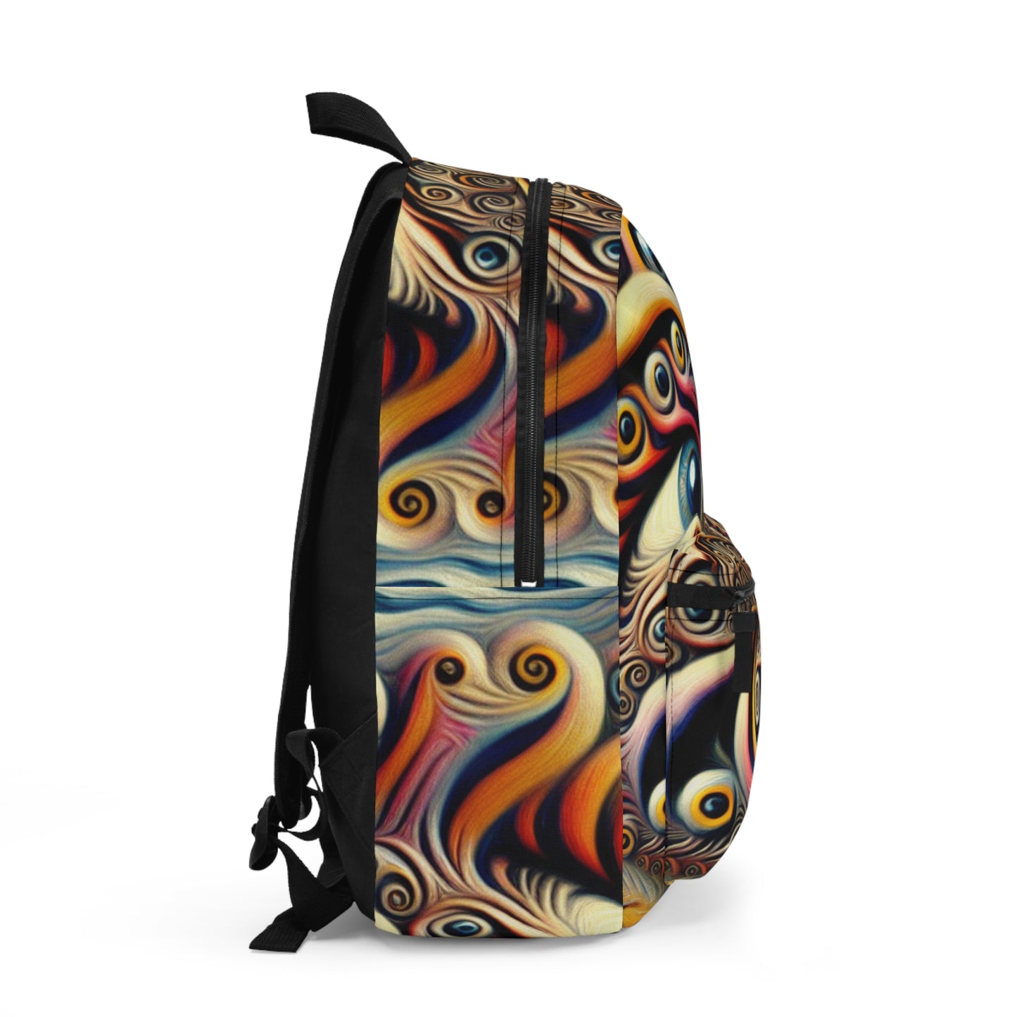 "Time Island's Dreamlike Dance" - The Alien Backpack Surrealism