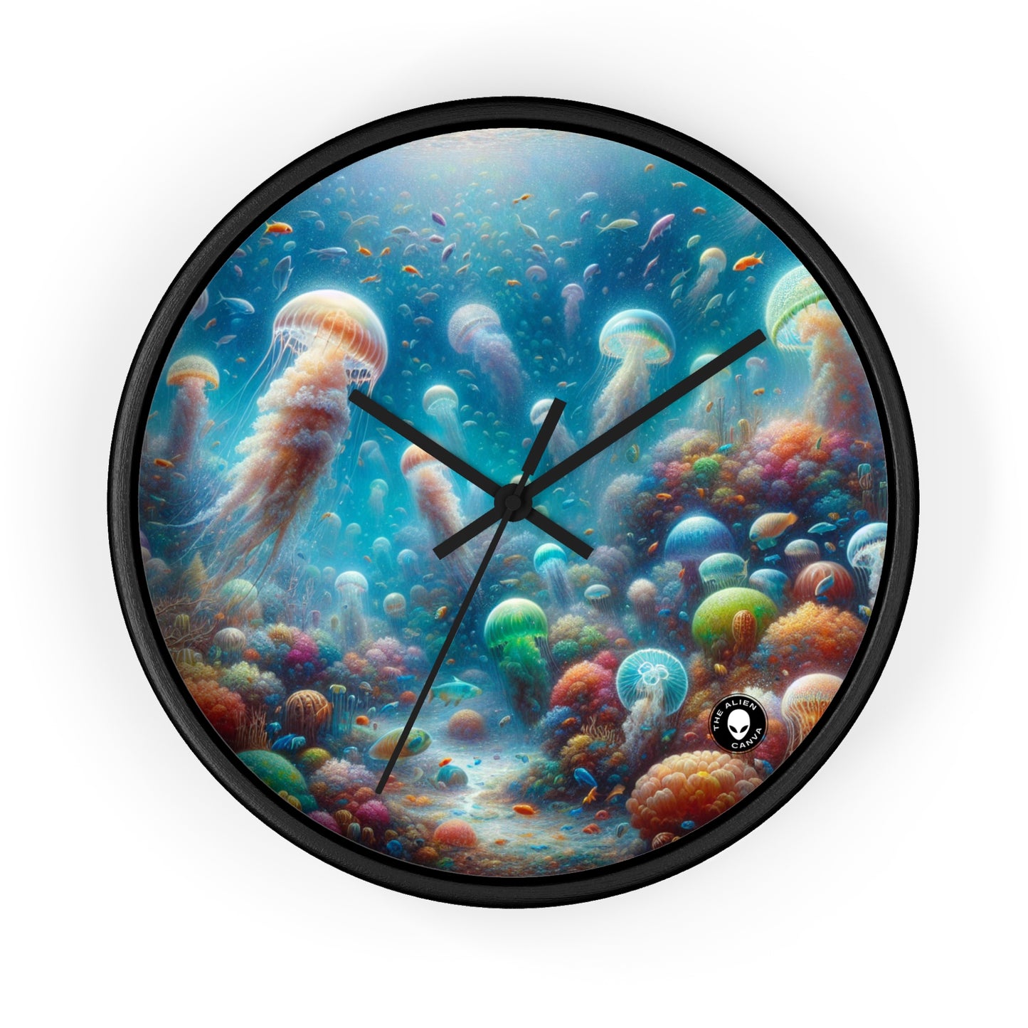 "Jellyfish Dreamland" - The Alien Wall Clock