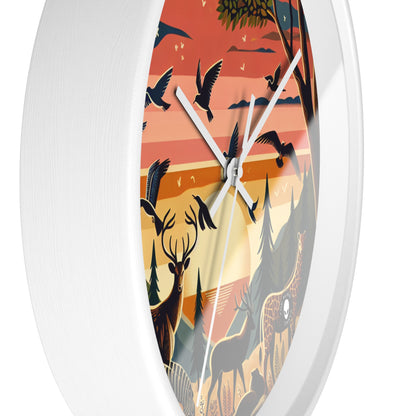 "Natural Primalism: Revealing the Essence" - The Alien Wall Clock Primitivism