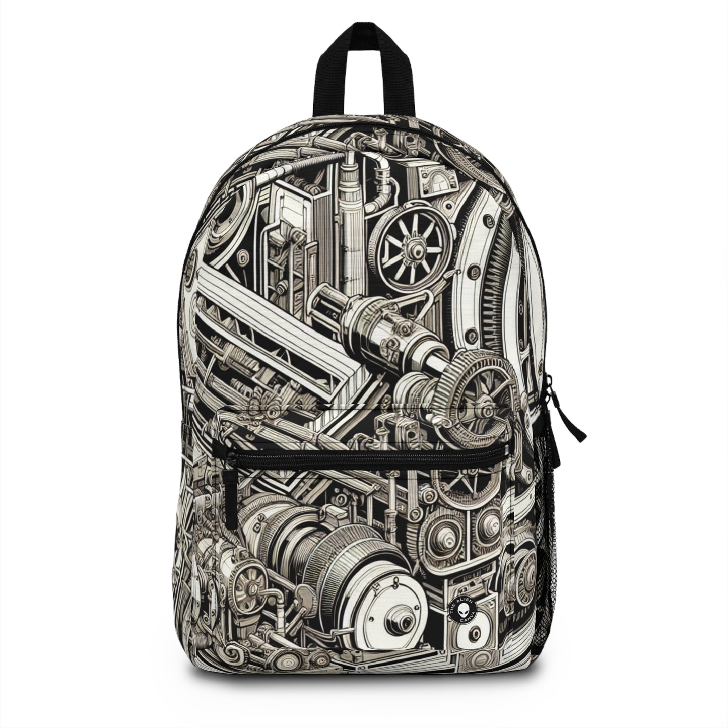 "Urban Precision: Modern City at Sunset" - The Alien Backpack Precisionism