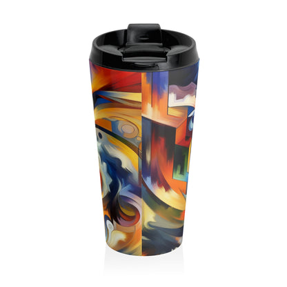 "Primal Energy in Wild Nature" - The Alien Stainless Steel Travel Mug Primitivism Style