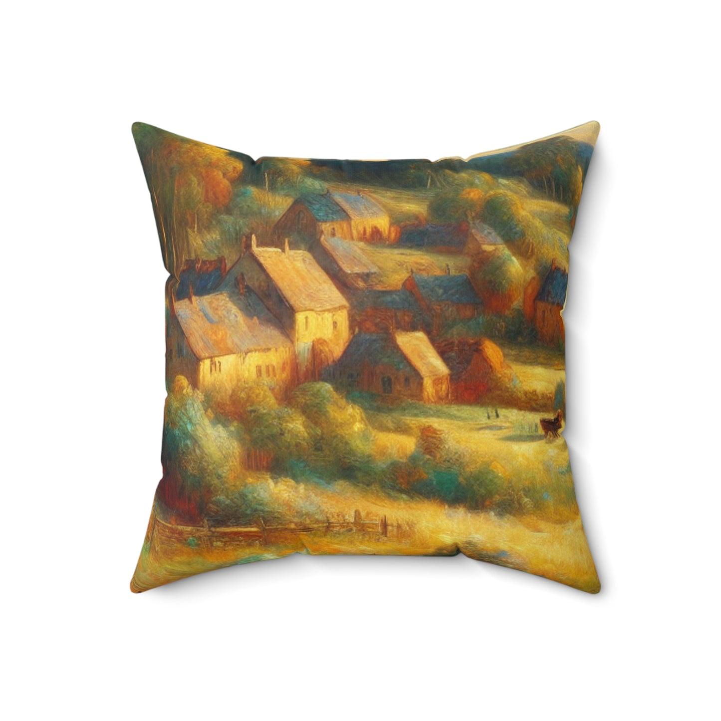 "Fairy Forest Twilight"- The Alien Spun Polyester Square Pillow Neoromanticism