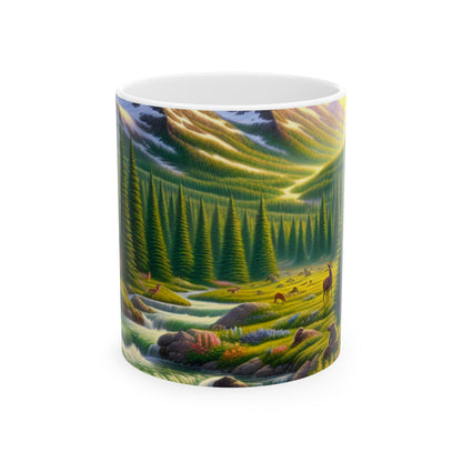 "Soulful Realism: Capturing Emotions in Portraiture" - The Alien Ceramic Mug 11oz Realism