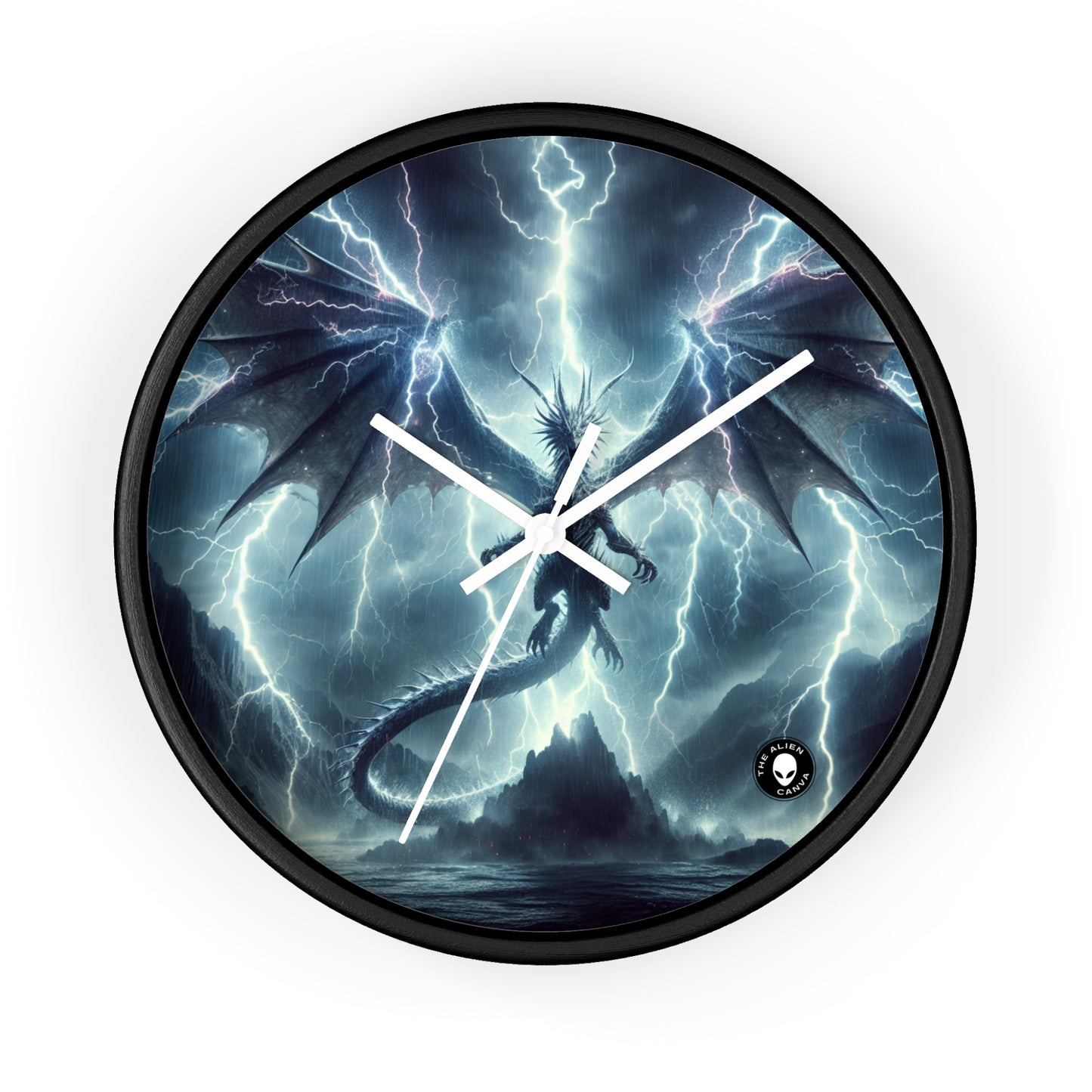 "Dragón Tormenta" - El reloj de pared alienígena