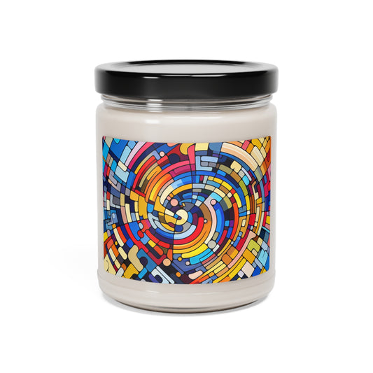"Endless Possibilities" - The Alien Scented Soy Candle 9oz Abstract Art Style