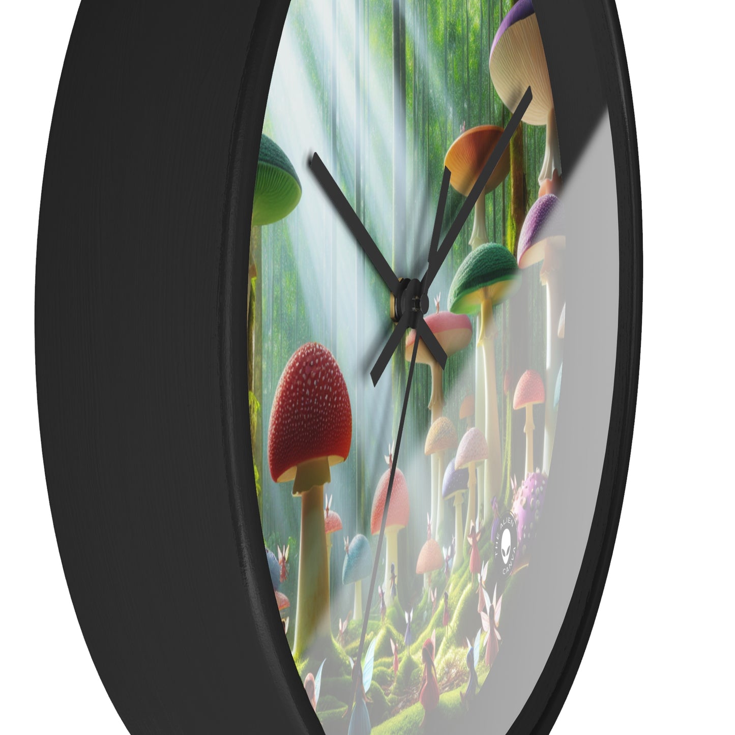 "Enchanted Mushroom Forest" - The Alien Wall Clock