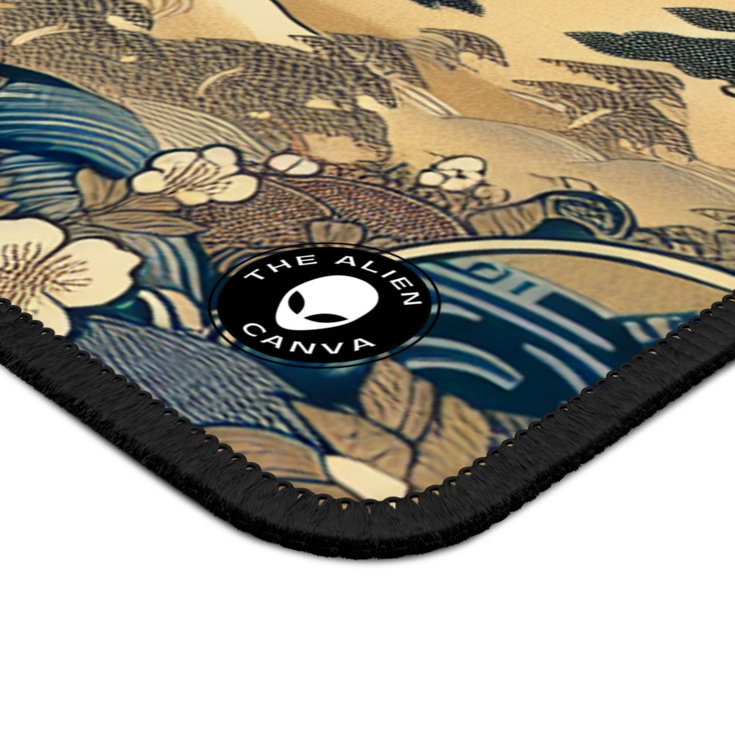 "The Festive Dreams of Edo" - The Alien Gaming Mouse Pad Ukiyo-e (Japanese Woodblock Printing)