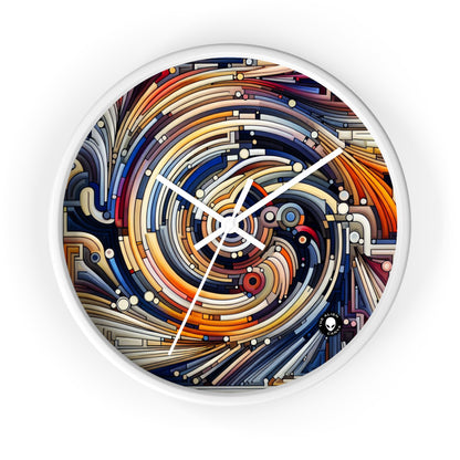 "Fluid Motion: A Kinetic Art Tribute to Oceanic Harmony" - The Alien Wall Clock Kinetic Art