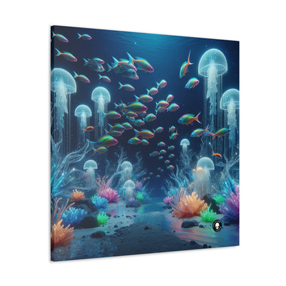 "Neon Dreams: The Underwater Wonderland" - The Alien Canva