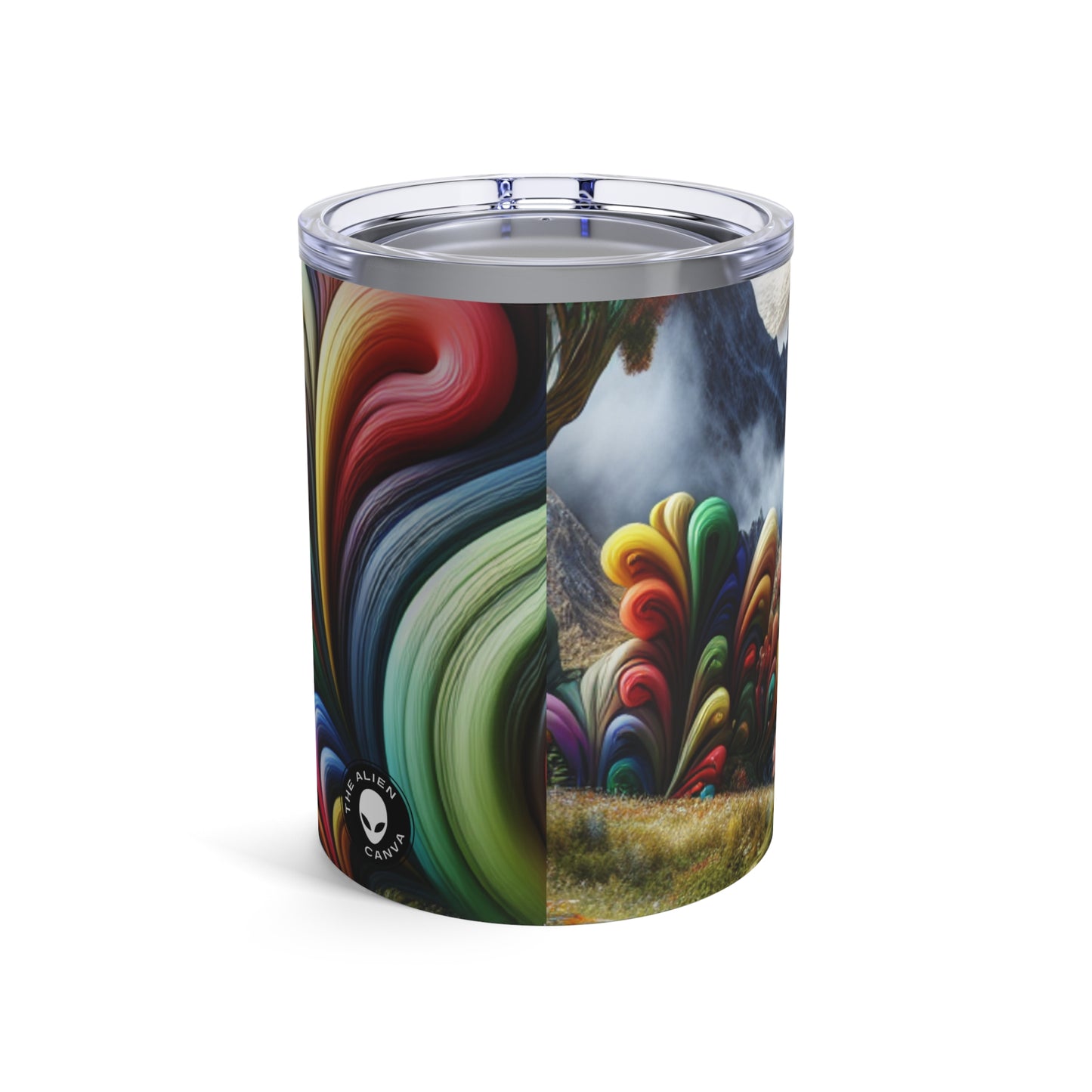 "Candy Mountains and Whimsical Valleys" - The Alien Tumbler 10oz