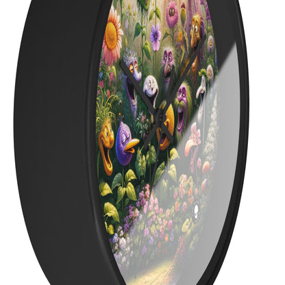 "El jardín parlante" - El reloj de pared extraterrestre