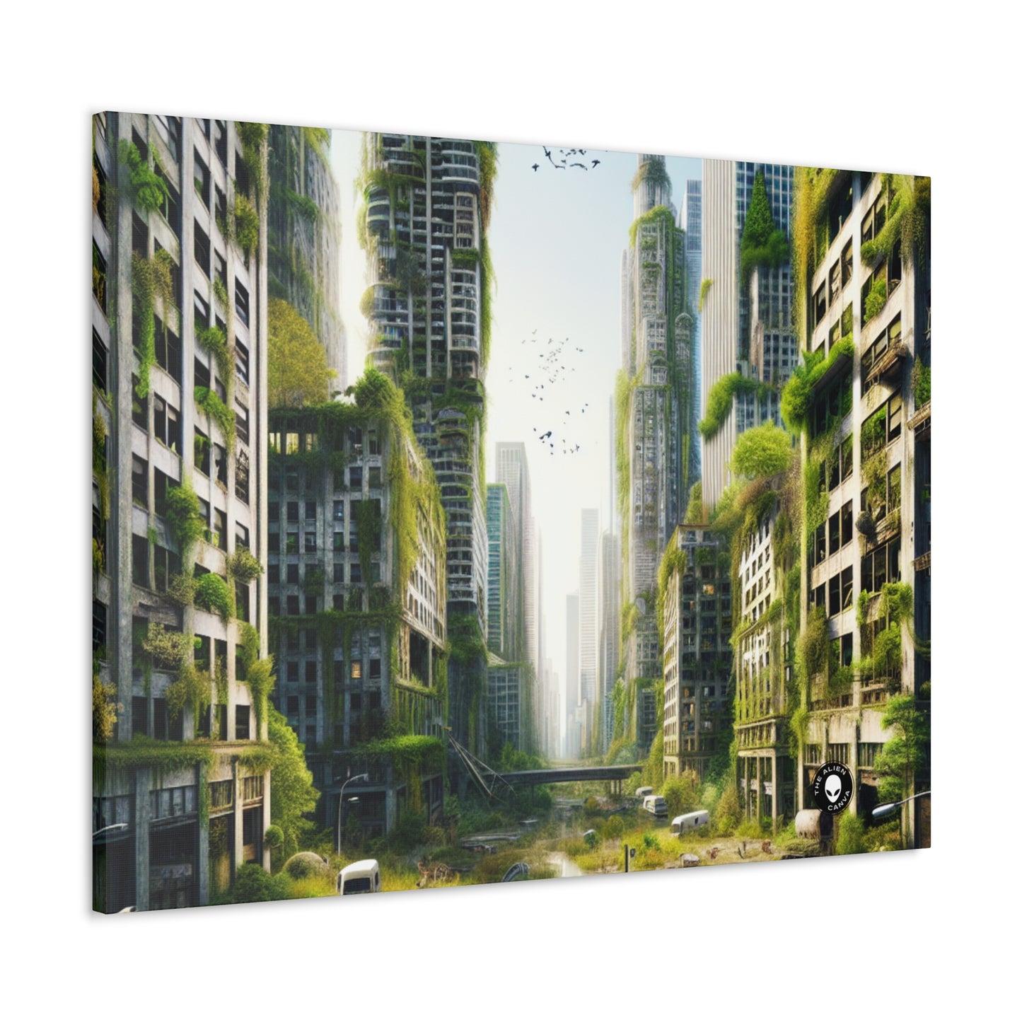 "La recuperación de la naturaleza: una jungla urbana futurista" - The Alien Canva