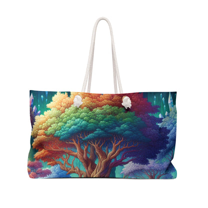 "Crystal Forest: Realm of Mythical Beings" - The Alien Weekender Bag