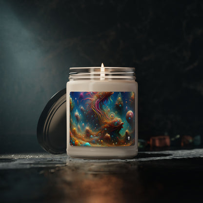 "Enchanting Aquatic Dreamscape" - La bougie de soja parfumée Alien 9oz