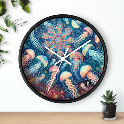 "Luminous Dance of the Deep" - The Alien Wall Clock