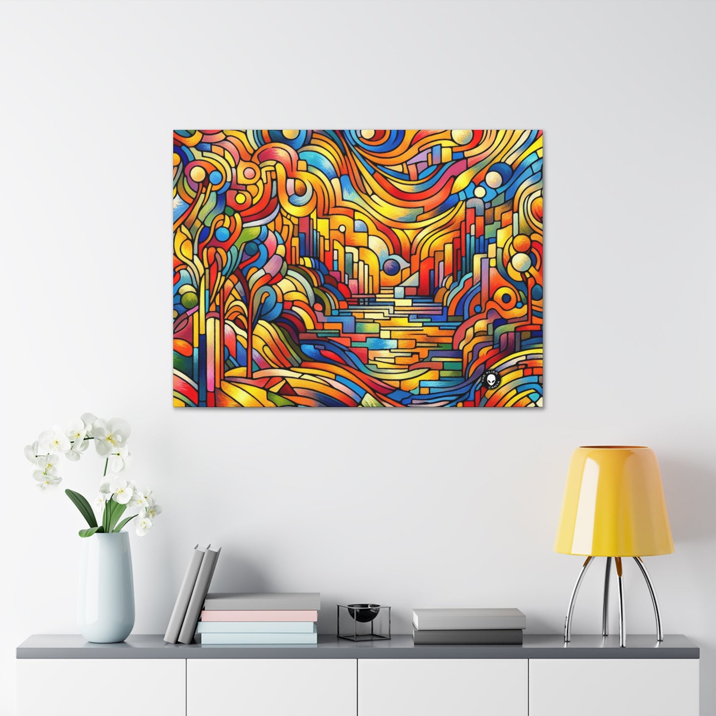 Neon Nightscapes: A Fauvism Cityscape - The Alien Canva Fauvism