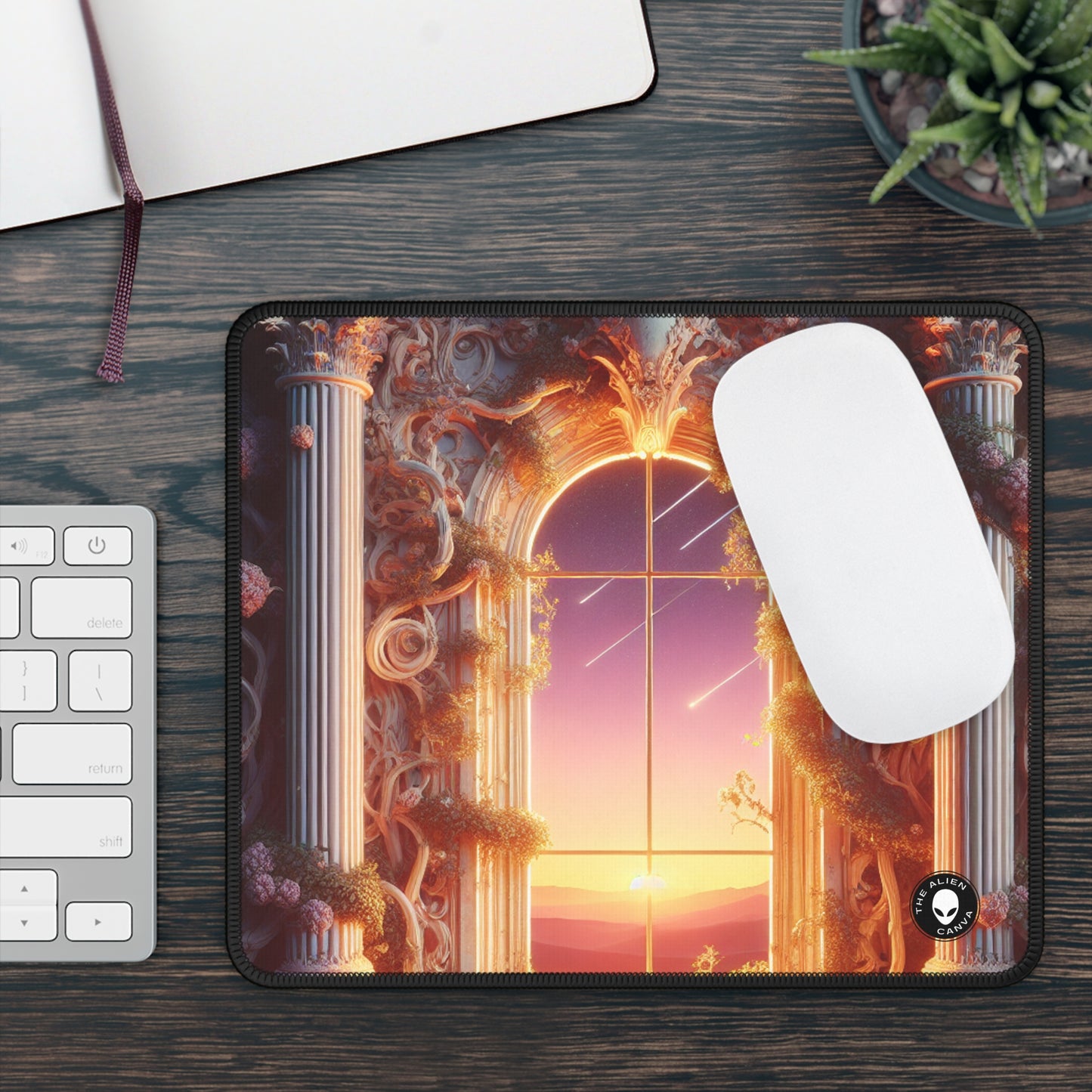 "The Elegant Starlight of Baroque". - The Alien Gaming Mouse Pad Baroque