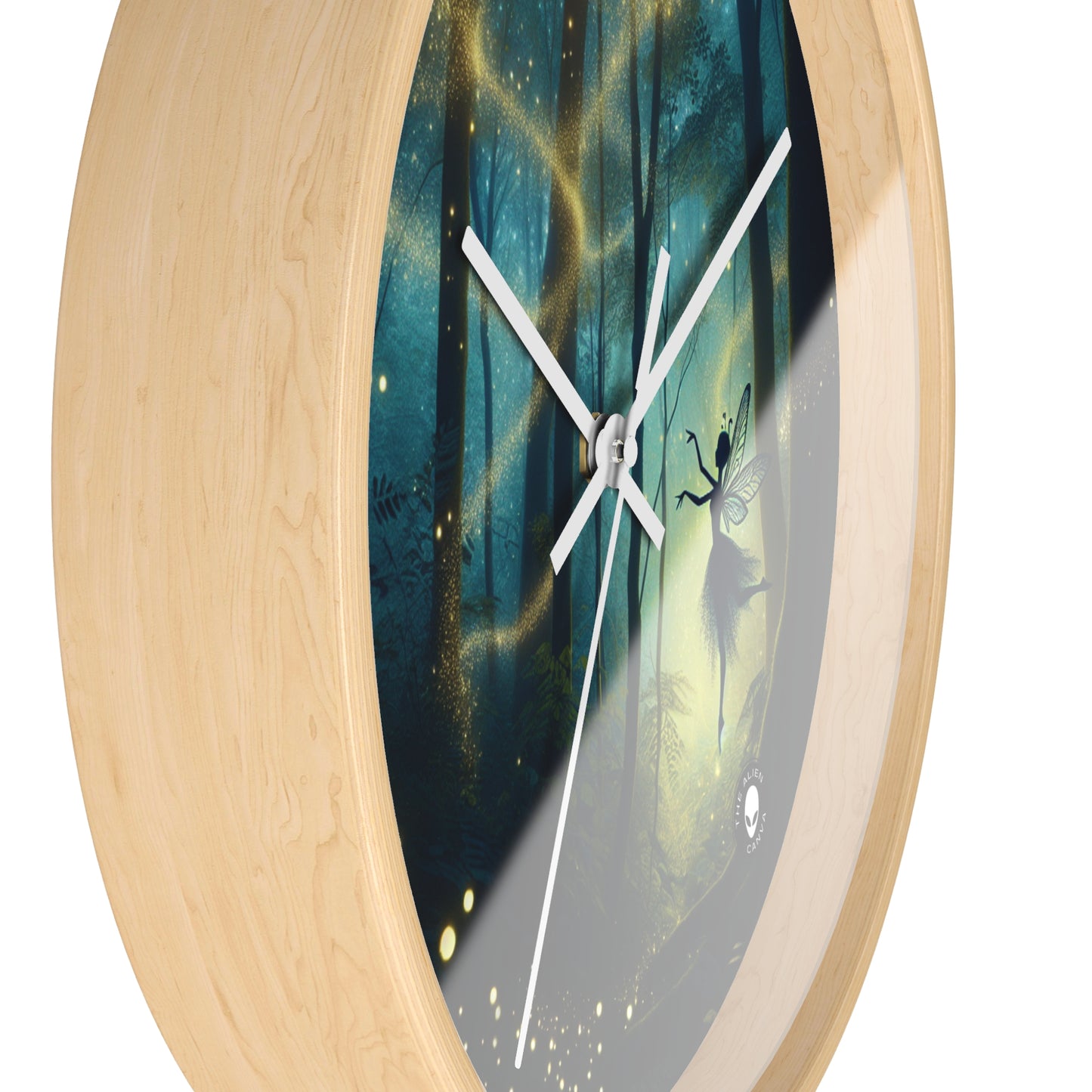 "Bosque Encantado: Baile de Luciérnagas" - El Reloj de Pared Extraterrestre