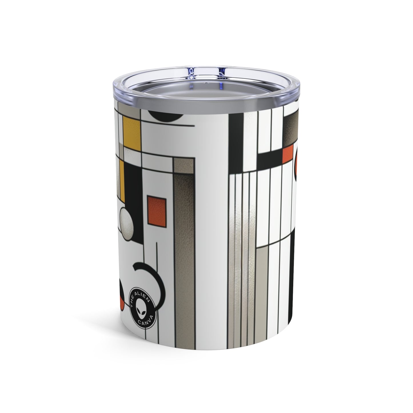 "Equilibrium in Abstract: Geometric Suprematism" - The Alien Tumbler 10oz Suprematism