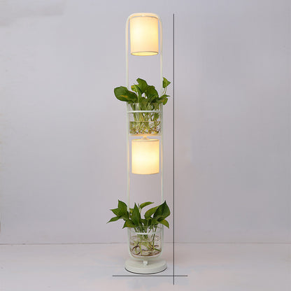 Vertical Plant Hydroponic Decoration Warm Floor Lamp