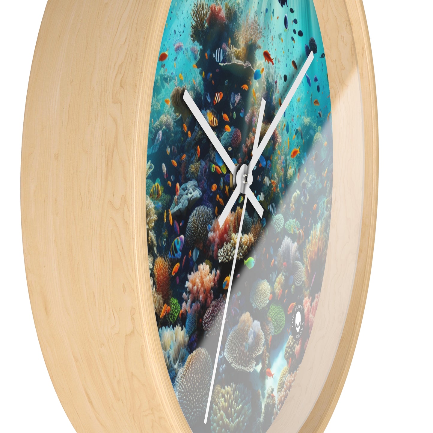 "Underwater Paradise: The Jewel of the Sea" - The Alien Wall Clock