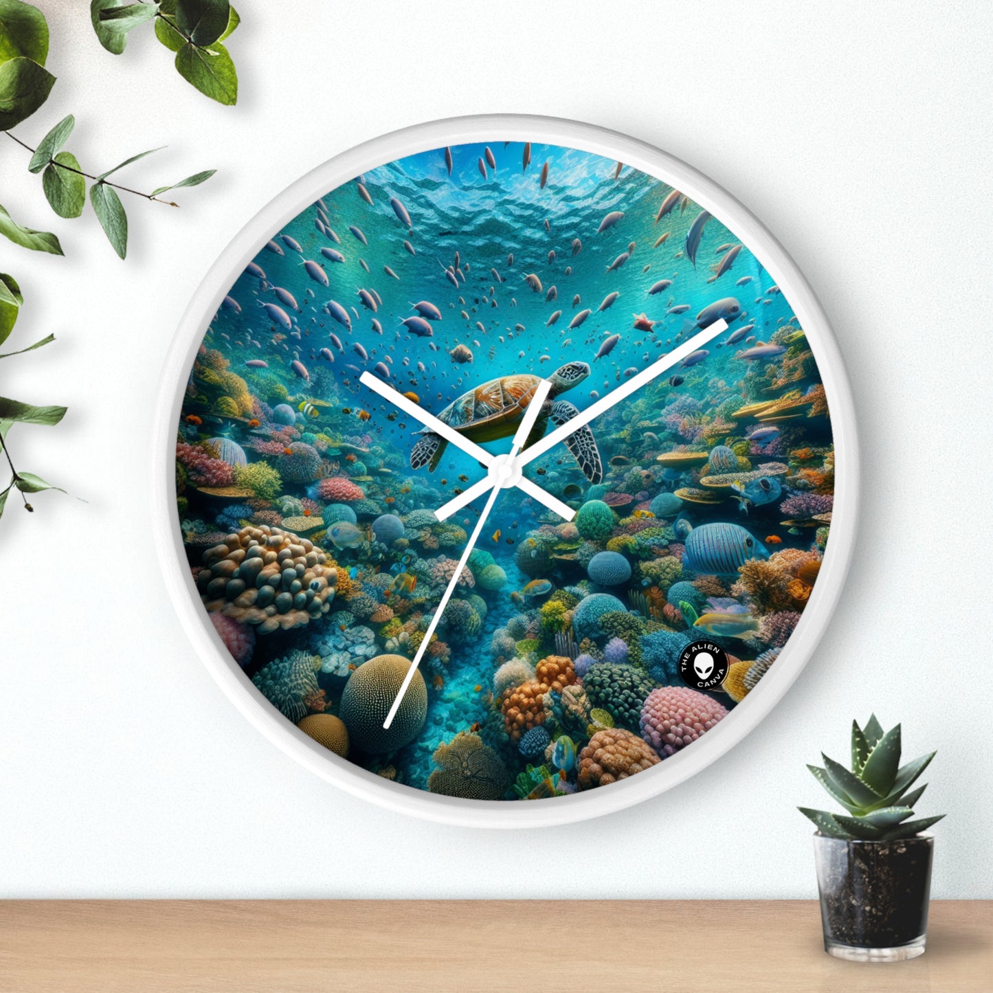 "Beneath the Surface: An Underwater Wonderland" - The Alien Wall Clock