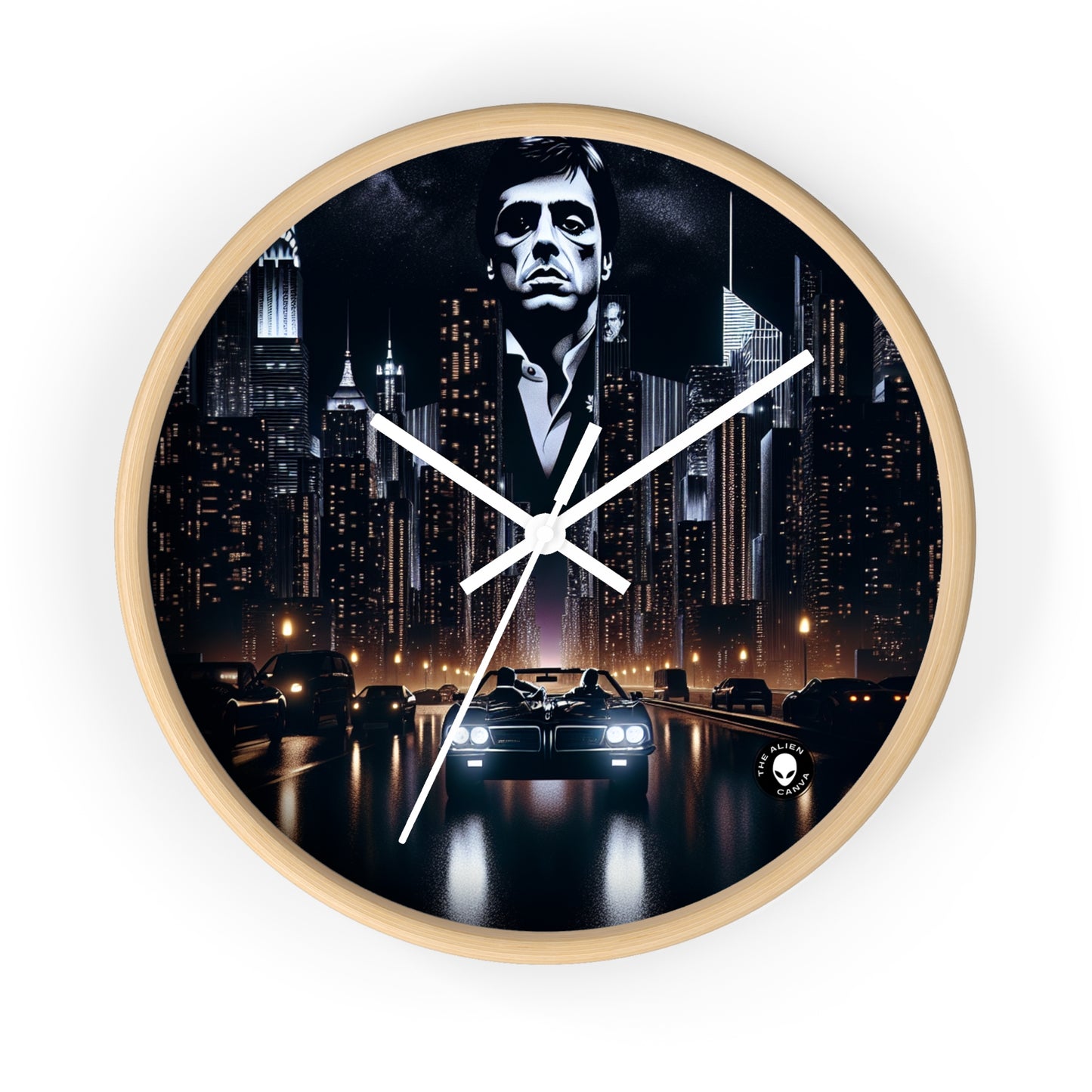 "The World is Mine: A City Drive" - The Alien Wall Clock