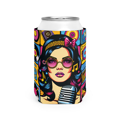 "Celebrating Pop Iconography: A Retrospective Portrait" - The Alien Can Cooler Sleeve Pop Art