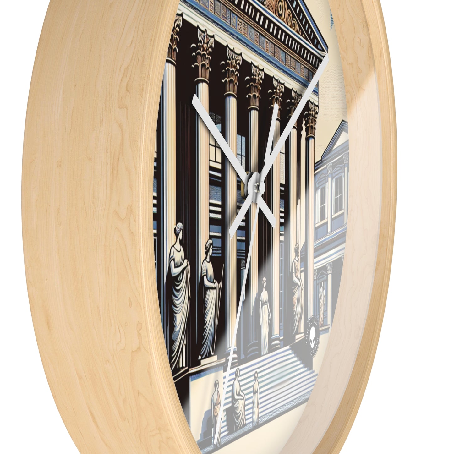 "Neoclassical Urban Elegance" - The Alien Wall Clock Neoclassicism