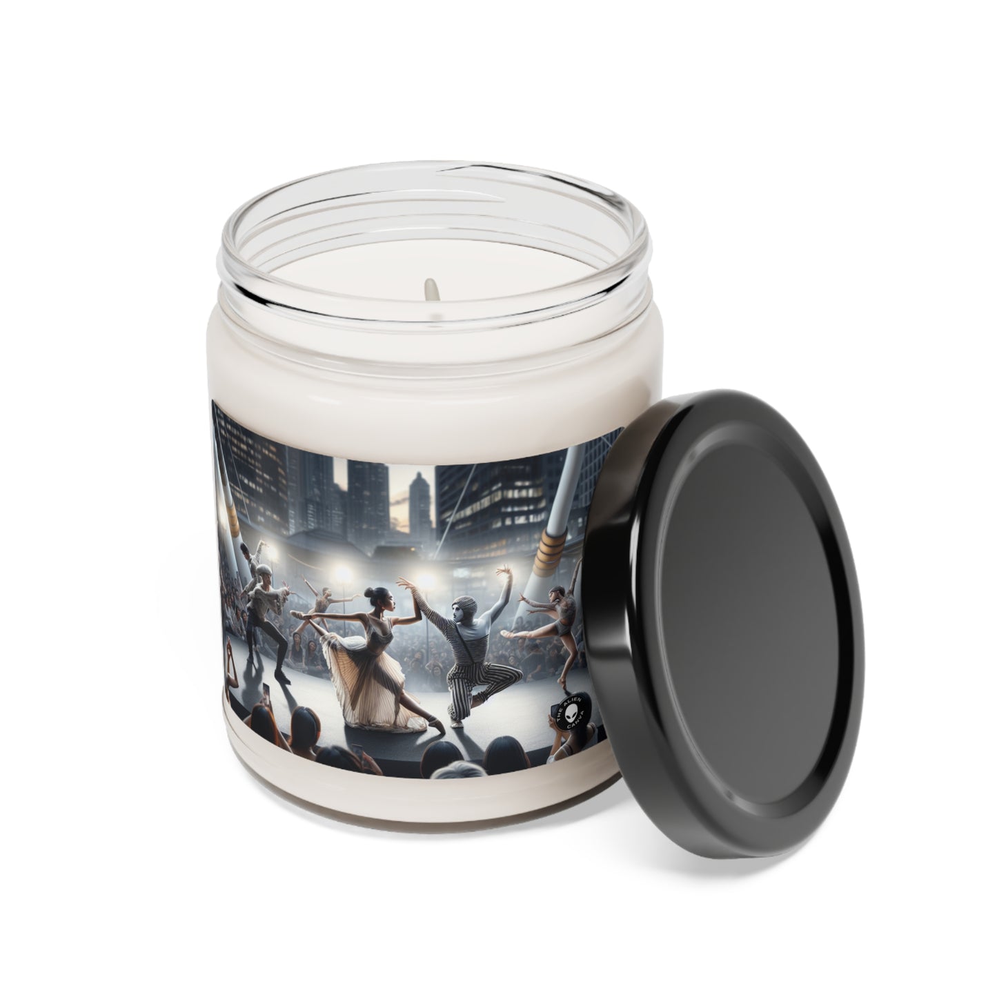 "Seasonal Elements: A Dynamic Performance Art Piece" - The Alien Scented Soy Candle 9oz Performance Art