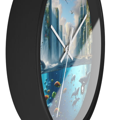 "Ciudad de Atlántida: La imaginación desatada" - El reloj de pared alienígena