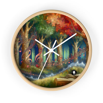 « Melodic Grove » – L'horloge murale extraterrestre