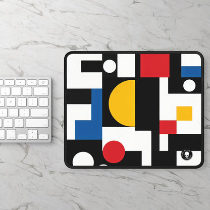 "Suprematic Harmony: Exploring Geometric Composition with Bold Colors" - The Alien Gaming Mouse Pad Suprematism