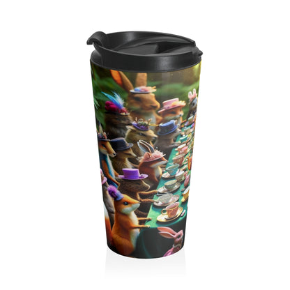 "Enchanted Tea Party in the Forest" - The Alien Stainless Steel Travel Mug