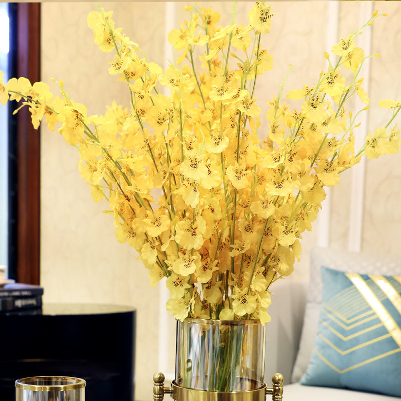 Modern Light Luxury Style Marble Vase Decoration Living Room Flower Arrangement