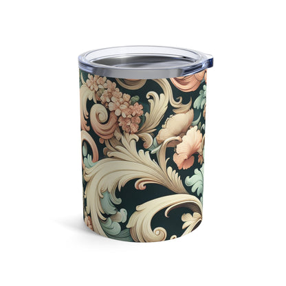 "Garden of Whimsy: A Rococo Fête" - The Alien Tumbler 10oz Rococo