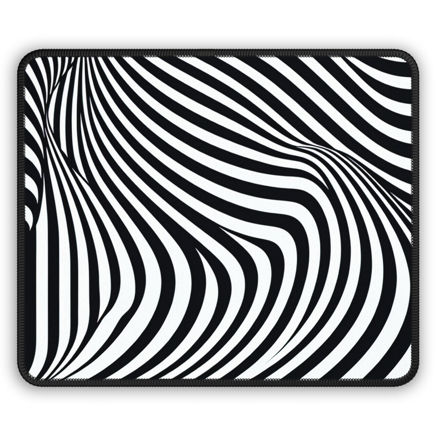 "Optical Illusion Wave" - ​​Le tapis de souris Alien Gaming Op Art Style