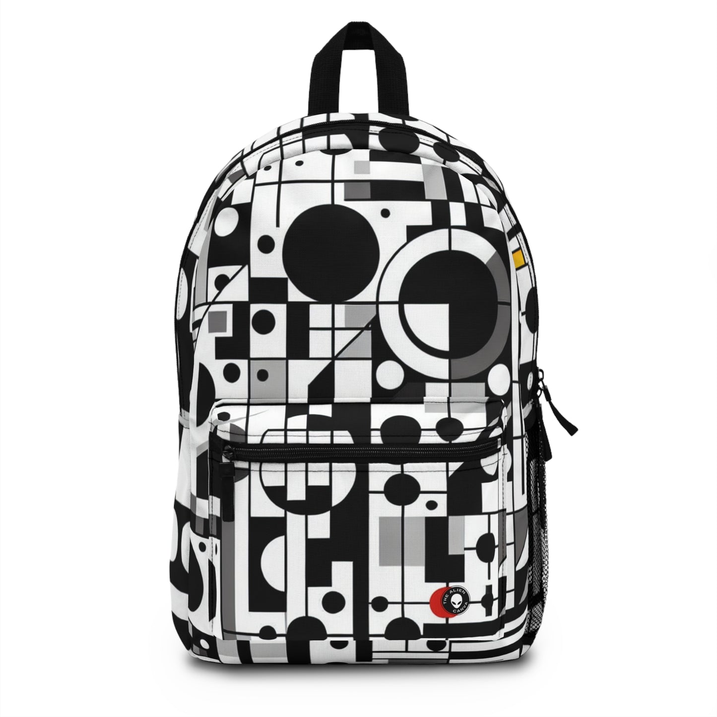 "Suprematismo dinámico: armonía geométrica en colores primarios" - La mochila alienígena Suprematismo