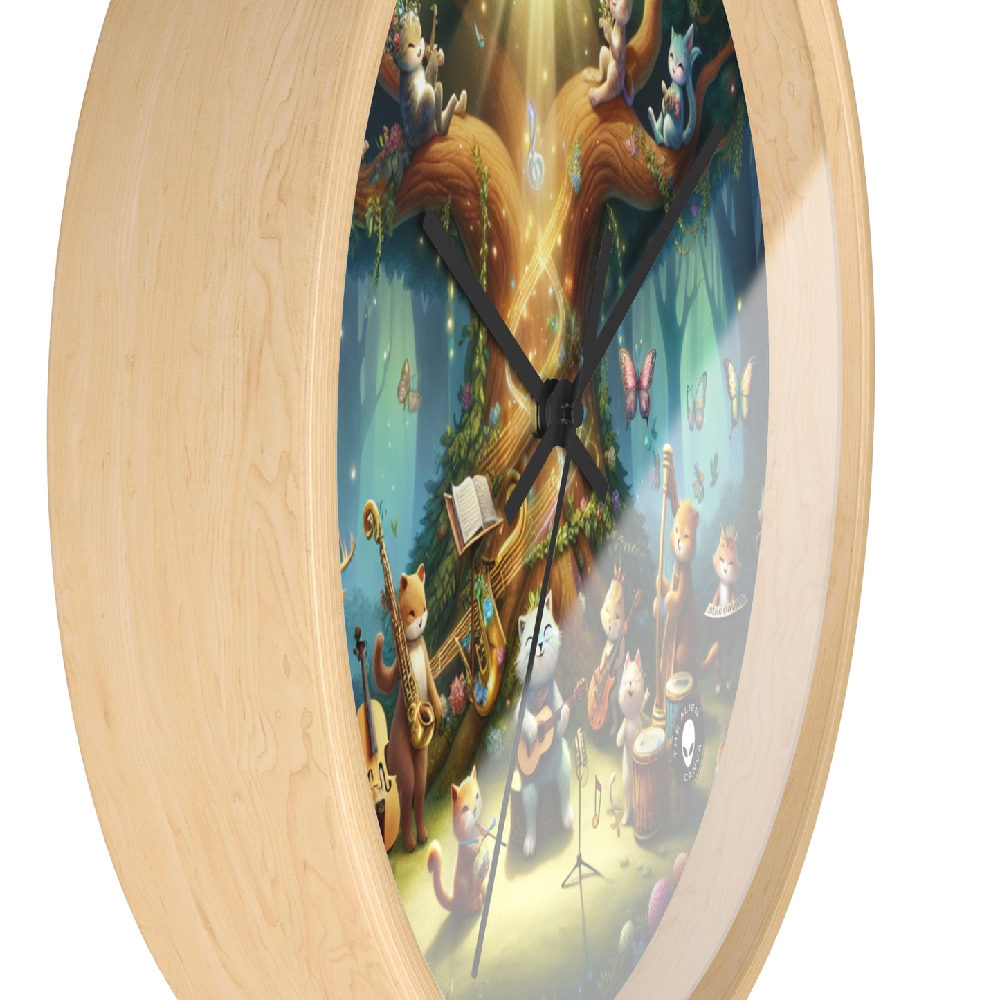 "Enchanted Forest Jam" - The Alien Wall Clock