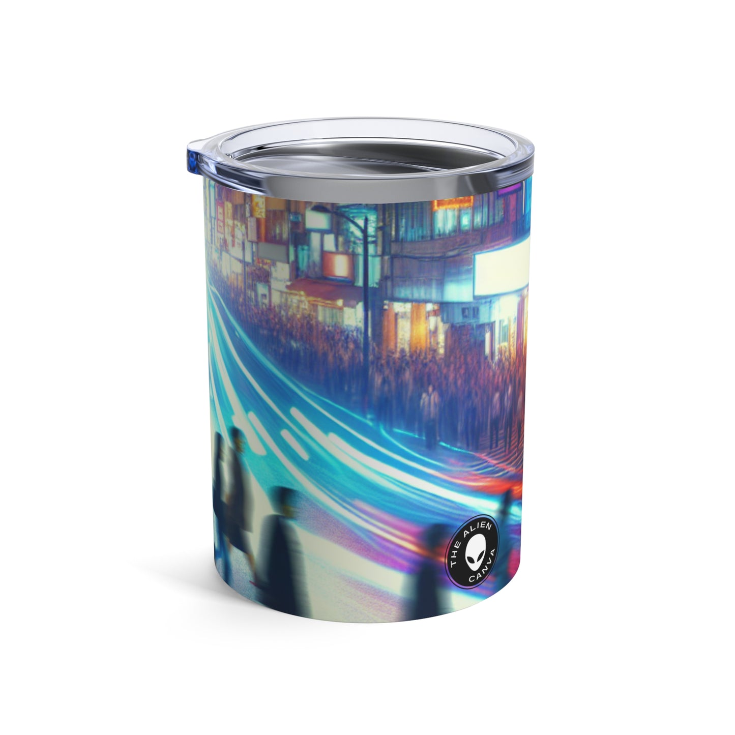 "Neon Night Street" - Le verre Alien 10oz