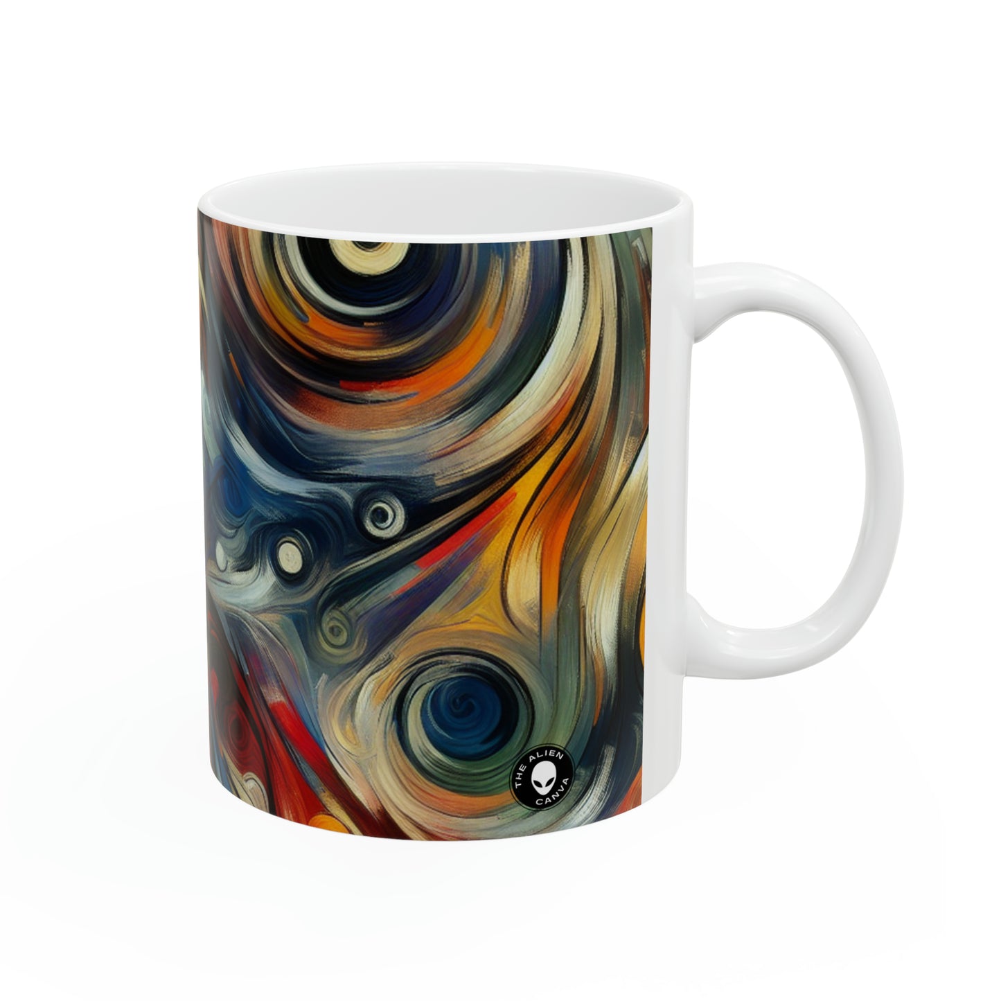 "Tempestuous Majesty" - The Alien Ceramic Mug 11oz Expressionism