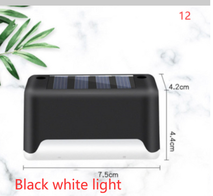 New Upgrade Waterproof LED Solar Fence Lamp Solar Deck Lights Solar Step Light Outdoor For Patio Stairs Garden Pathway Step Yard