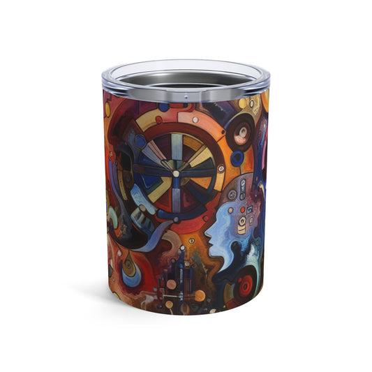 "Eternal Bloom and Fleeting Time" - The Alien Tumbler 10oz Symbolism