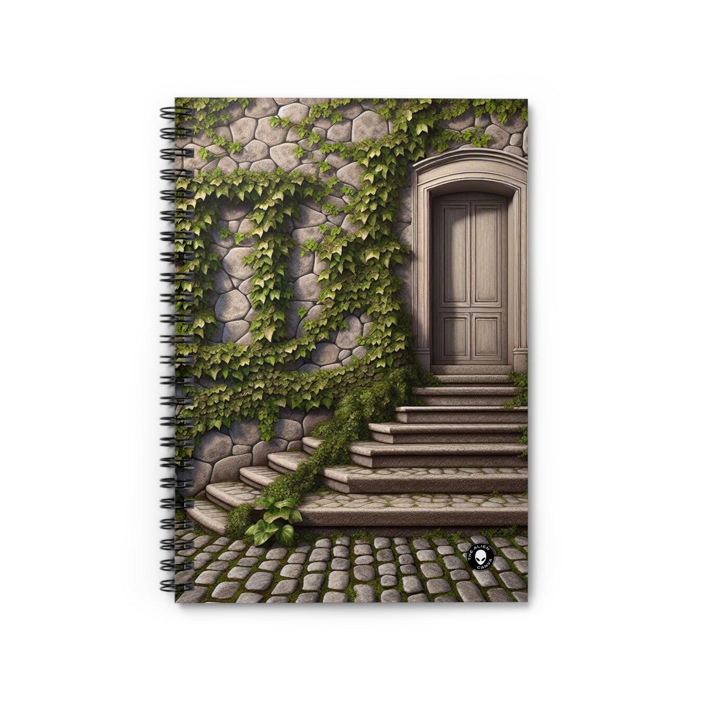 "Trompe-L'oeil Ivy Wall" - L'Alien Carnet à Spirale (Ligne Lignée) Trompe-l'oeil