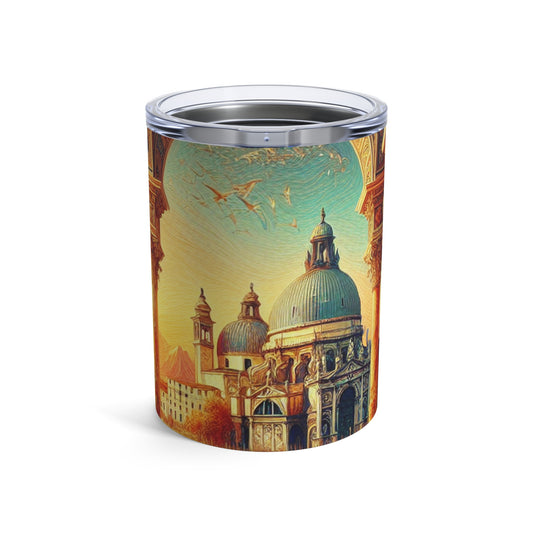 Venetian Dreams: A Fantastical Twist on the Famous Canals - The Alien Tumbler 10oz Venetian School