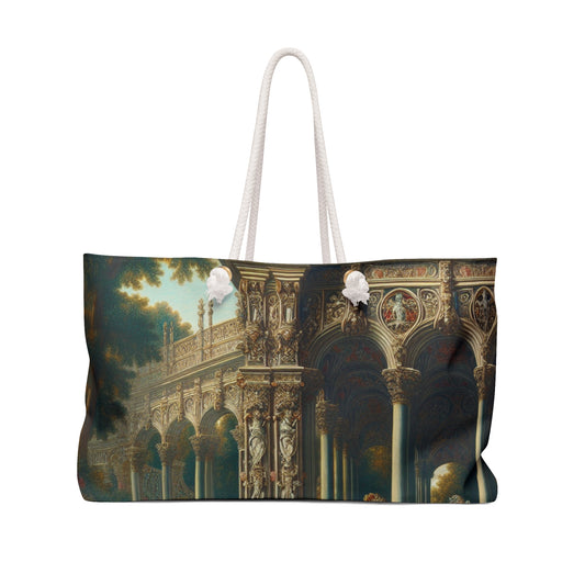 "Regal Elegance: A Gothic Inspired Garden Portrait" - The Alien Weekender Bag International Gothic